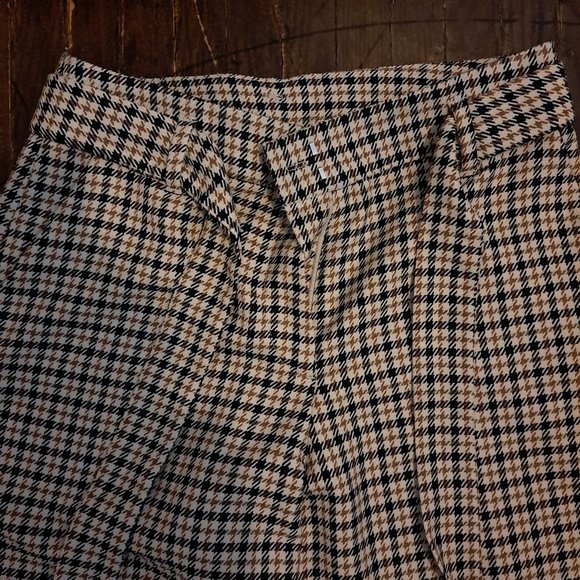H&M Patterned Wide Leg Pants Size 10 - Picture 3 of 8